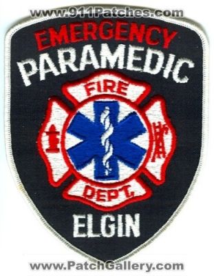 Elgin Fire Department Emergency Paramedic (Illinois)
Scan By: PatchGallery.com
Keywords: ems dept.