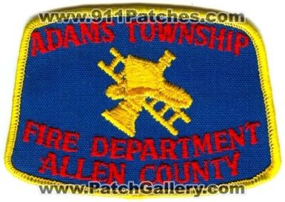 Adams Township Fire Department (Indiana)
Scan By: PatchGallery.com
Keywords: allen county