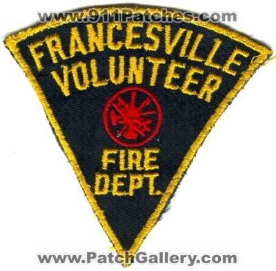 Francesville Volunteer Fire Department (Indiana)
Scan By: PatchGallery.com
Keywords: dept.