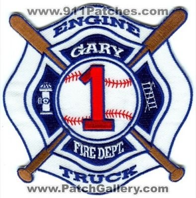Gary Fire Department Engine 1 Truck 1 (Indiana)
Scan By: PatchGallery.com
Keywords: dept. company station