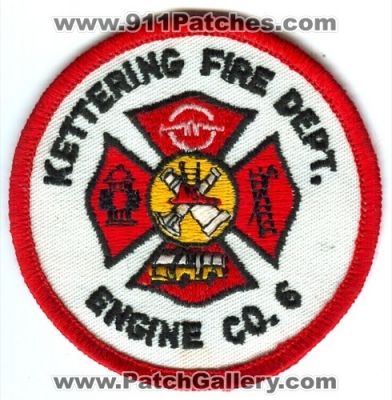 Kettering Fire Department Engine Company 6 (Ohio)
Scan By: PatchGallery.com
Keywords: dept. co.
