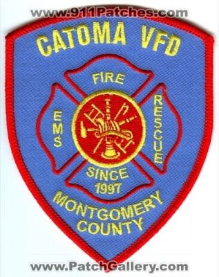 Catoma Volunteer Fire Department (Alabama)
Scan By: PatchGallery.com
Keywords: vfd ems rescue montgomery county