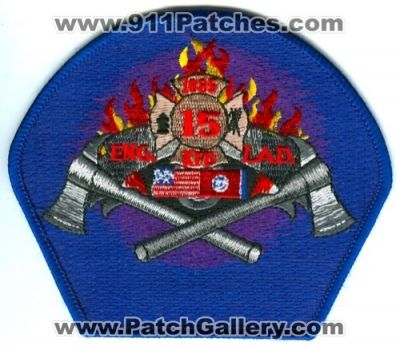 Knoxville Fire Engine 15 Ladder 15 Patch (Tennessee)
[b]Scan From: Our Collection[/b]
Keywords: kfd department eng. lad.