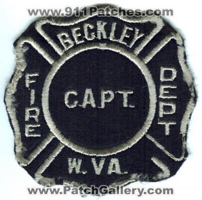 Beckley Fire Department Captain (West Virginia)
Scan By: PatchGallery.com
Keywords: dept capt. w. va.