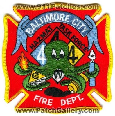Baltimore City Fire Department HazMat Task Force (Maryland)
Scan By: PatchGallery.com
Keywords: dept. bcfd b.c.f.d. company station haz-mat