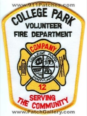 College Park Volunteer Fire Department Company 12 (Maryland)
Scan By: PatchGallery.com

