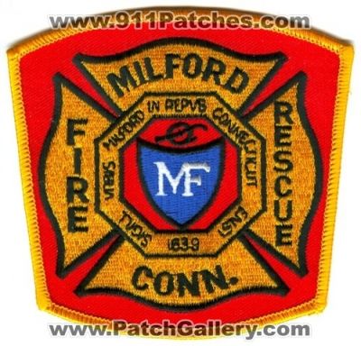 Milford Fire Rescue Department Patch (Connecticut)
Scan By: PatchGallery.com
Keywords: conn. mf dept.