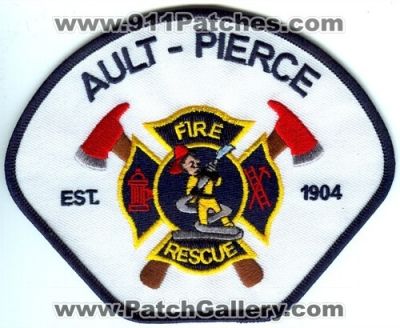 Ault Pierce Fire Rescue Department Patch (Colorado)
[b]Scan From: Our Collection[/b]
Keywords: ault-pierce dept.