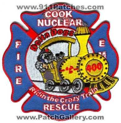 Cook Nuclear Plant Fire Rescue EMS Department (Michigan)
Scan By: PatchGallery.com
Keywords: dept. delta dogs rudin the crazy train 400
