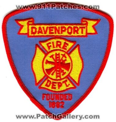 Davenport Fire Department (Iowa)
Scan By: PatchGallery.com
Keywords: dept.