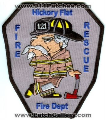 Hickory Flat Fire Department Patch (Mississippi)
[b]Scan From: Our Collection[/b]
Keywords: dept rescue 121