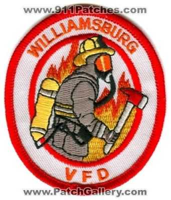 Williamsburg Volunteer Fire Department Patch (Colorado)
[b]Scan From: Our Collection[/b]
Keywords: vfd
