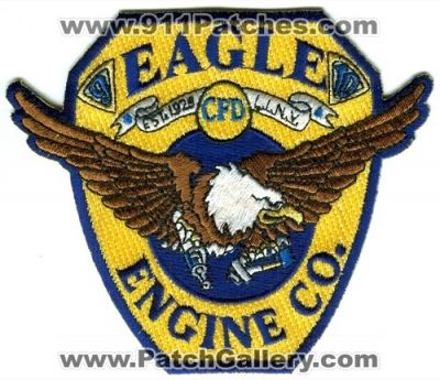 Copiague Fire Department Eagle Engine Company 9 and 10 Patch (New York)
Scan By: PatchGallery.com
Keywords: l.i.n.y. liny cfd dept. co. station