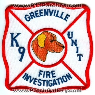 Greenville Fire District Fire Investigation K-9 Unit Patch (New York)
Scan By: PatchGallery.com
Keywords: k9 dist. department dept.