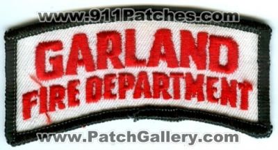 Garland Fire Department (Texas)
Scan By: PatchGallery.com

