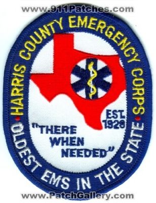Harris County Emergency Corps (Texas)
Scan By: PatchGallery.com
Keywords: emergency medical services ems