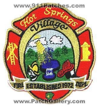 Hot Springs Village Fire Department (Arkansas)
Thanks to apdsgt for this scan.
Keywords: dept.