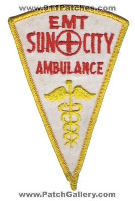 Sun City Ambulance EMT (Arizona)
Thanks to Jim Schultz for this scan.
Keywords: ems