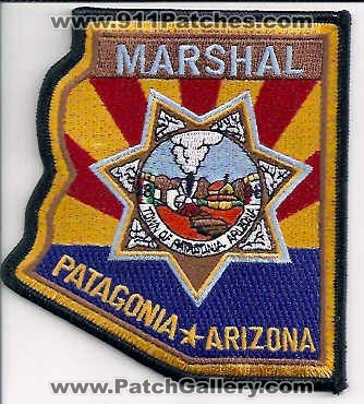 Patagonia Marshal (Arizona)
Thanks to EmblemAndPatchSales.com for this scan.
Keywords: town of