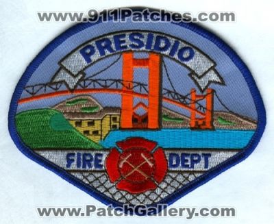 Presidio Fire Department (California)
Scan By: PatchGallery.com
Keywords: dept.