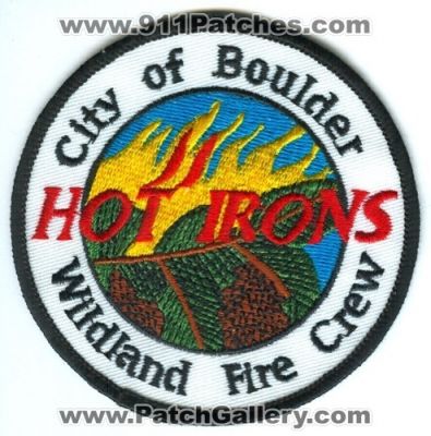 Boulder Fire Department Wildland Fire Crew Hot Irons Patch (Colorado)
[b]Scan From: Our Collection[/b]
Keywords: city of dept. forest wildfire