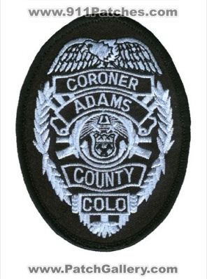 Adams County Coroner (Colorado)
Thanks to Jim Schultz for this scan.
