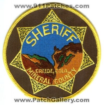 Mineral County Sheriff (Colorado)
Scan By: PatchGallery.com
Keywords: creede colo.