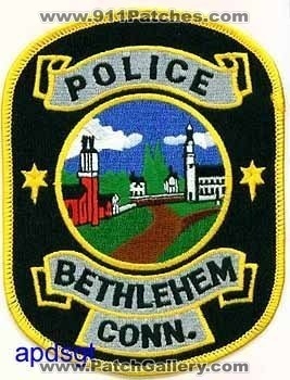 Bethlehem Police (Connecticut)
Thanks to apdsgt for this scan.
Keywords: conn.