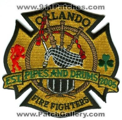 Orlando Fire Department FireFighters Pipes and Drums (Florida)
Scan By: PatchGallery.com
Keywords: dept.