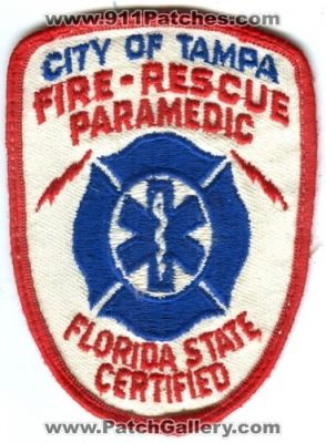 Tampa Fire Rescue Paramedic (Florida)
Scan By: PatchGallery.com
Keywords: city of state certified