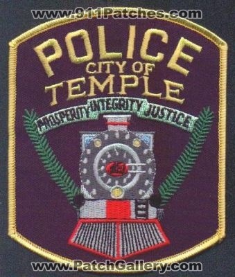 Temple Police
Thanks to EmblemAndPatchSales.com for this scan.
Keywords: georgia city of