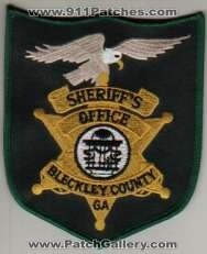 Bleckley County Sheriff's Office
Thanks to BlueLineDesigns.net for this scan.
Keywords: georgia sheriffs