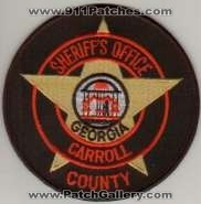 Carroll County Sheriff's Office
Thanks to BlueLineDesigns.net for this scan.
Keywords: georgia sheriffs