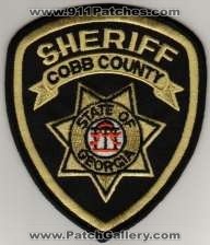 Cobb County Sheriff
Thanks to BlueLineDesigns.net for this scan.
Keywords: georgia