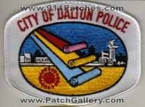 Dalton Police
Thanks to BlueLineDesigns.net for this scan.
Keywords: georgia city of