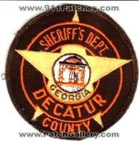 Decatur County Sheriff's Dept
Thanks to BlueLineDesigns.net for this scan.
Keywords: georgia sheriffs department