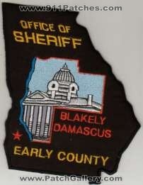 Early County Sheriff
Thanks to BlueLineDesigns.net for this scan.
Keywords: georgia office of
