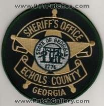 Echols County Sheriff's Office
Thanks to BlueLineDesigns.net for this scan.
Keywords: georgia sheriffs