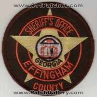 Effingham County Sheriff's Office
Thanks to BlueLineDesigns.net for this scan.
Keywords: georgia sheriffs
