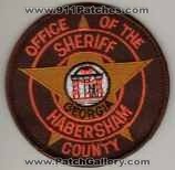 Habersham County Sheriff
Thanks to BlueLineDesigns.net for this scan.
Keywords: georgia office of the