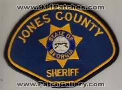 Jones County Sheriff
Thanks to BlueLineDesigns.net for this scan.
Keywords: georgia