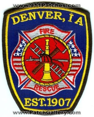 Denver Fire Rescue (Iowa)
Scan By: PatchGallery.com
Keywords: ia