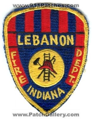 Lebanon Fire Department (Indiana)
Scan By: PatchGallery.com
Keywords: dept.