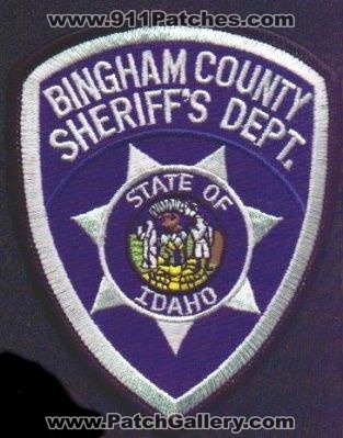 Bingham County Sheriff's Dept
Thanks to EmblemAndPatchSales.com for this scan.
Keywords: idaho sheriffs department