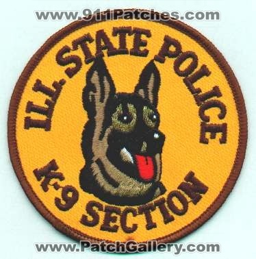 Illinois State Police K-9 Section
Thanks to EmblemAndPatchSales.com for this scan.
Keywords: k9
