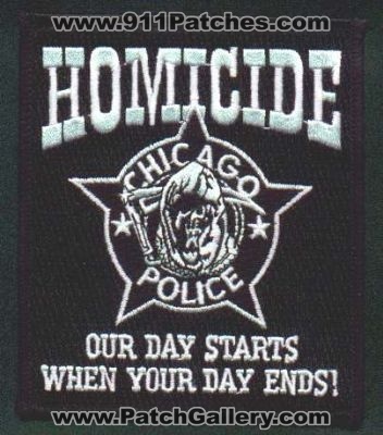 Chicago Police Homicide
Thanks to EmblemAndPatchSales.com for this scan.
Keywords: illinois