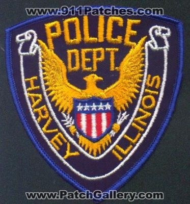Harvey Police Dept
Thanks to EmblemAndPatchSales.com for this scan.
Keywords: illinois department