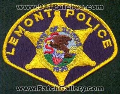Lemont Police
Thanks to EmblemAndPatchSales.com for this scan.
Keywords: illinois