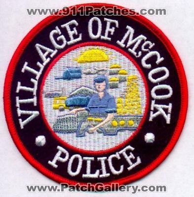 McCook Police
Thanks to EmblemAndPatchSales.com for this scan.
Keywords: illinois village of