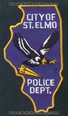 St Elmo Police Dept
Thanks to EmblemAndPatchSales.com for this scan.
Keywords: illinois saint department city of